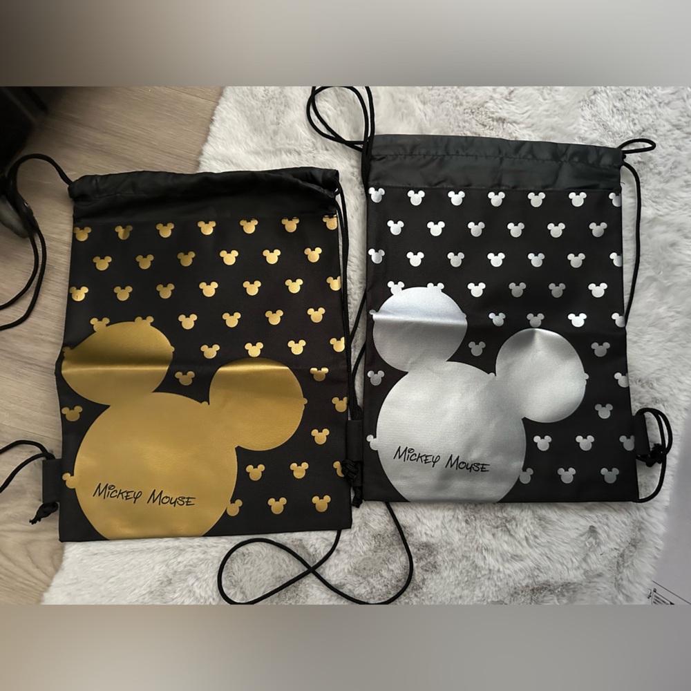 Bundle Offer Nwot Mickey Mouse Drawstrings Backpa… - image 8